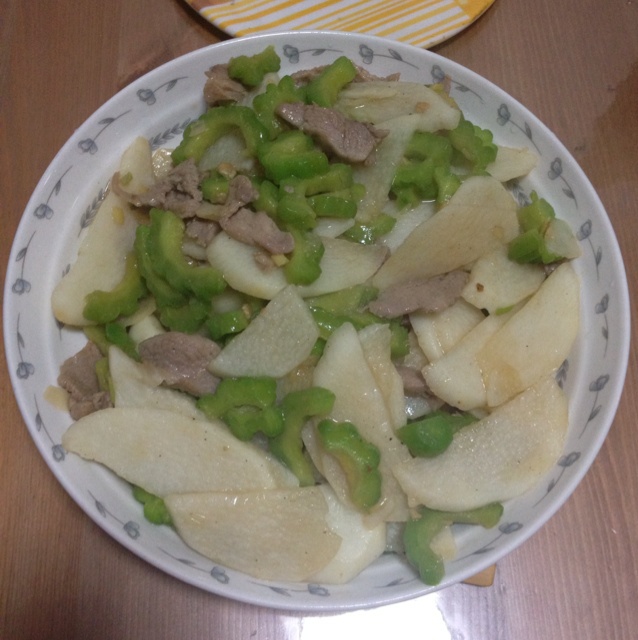 山药炒苦瓜