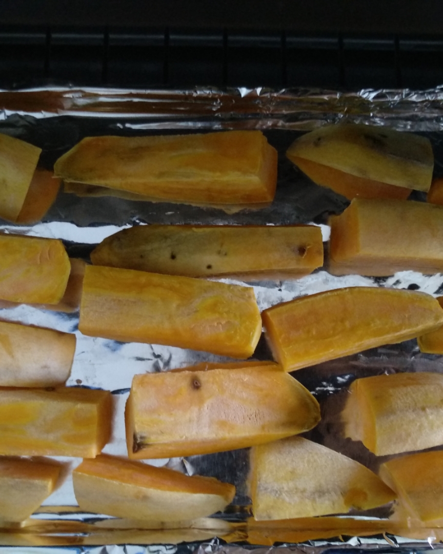 烤红薯条(烤箱锡纸版、30分钟、一人份)的做法 步骤9