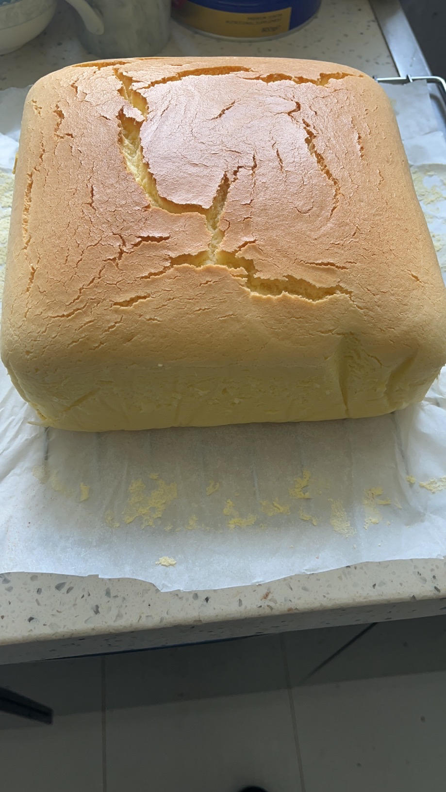 奶油奶酪古早蛋糕