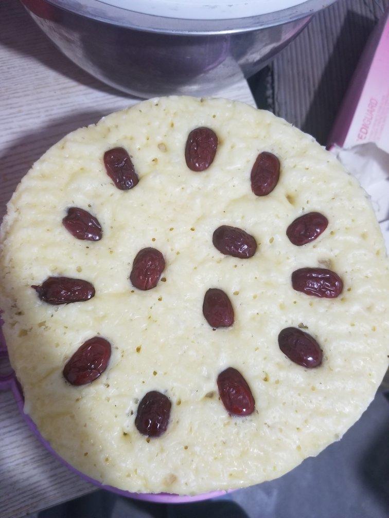 红枣牛奶鸡蛋发糕