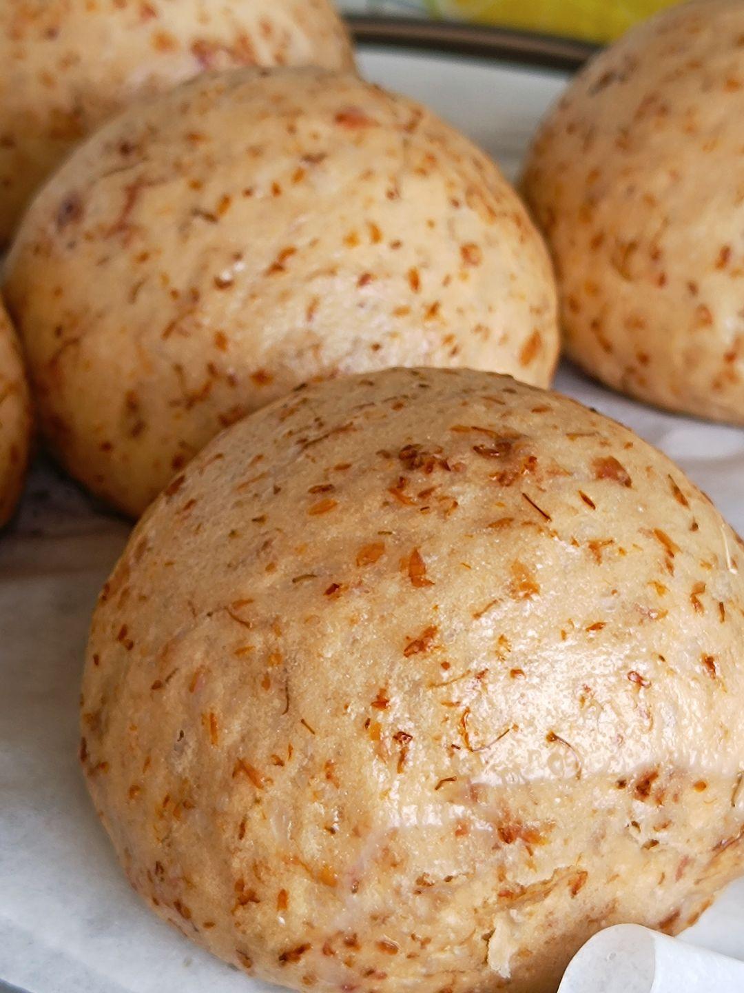 不加一滴水的桂花玉米南瓜馒头