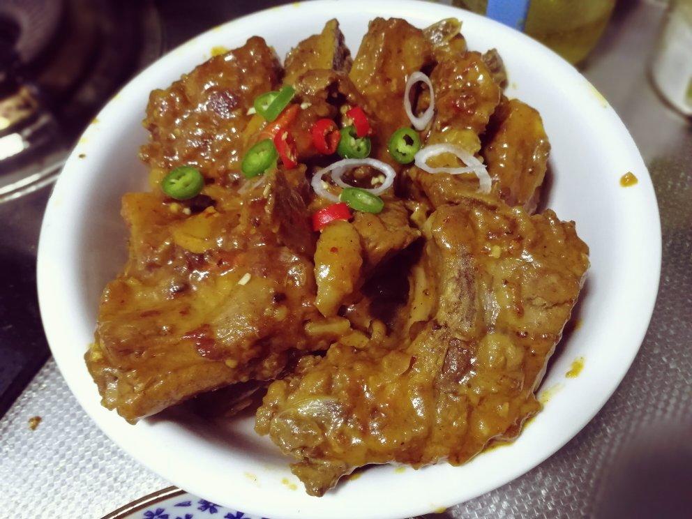 土豆炖排骨
