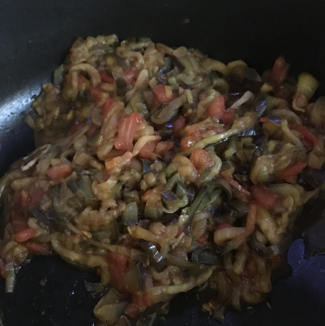 家常炒茄丝
