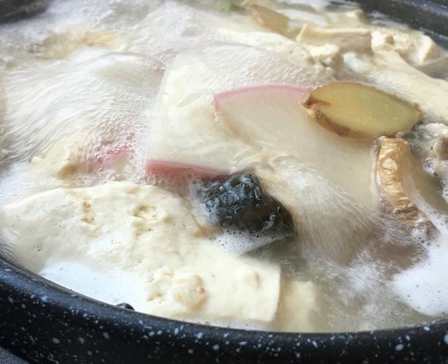 草鱼炖萝卜豆腐-喝鱼汤版的做法