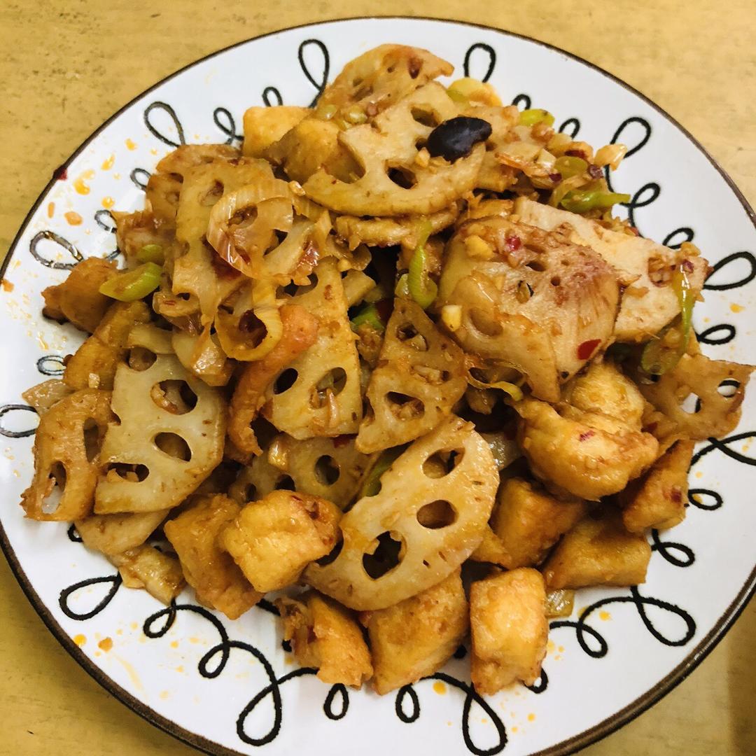 【嫩藕鸡丁】香酥嫩爽！鸡胸肉还可这样搭配！