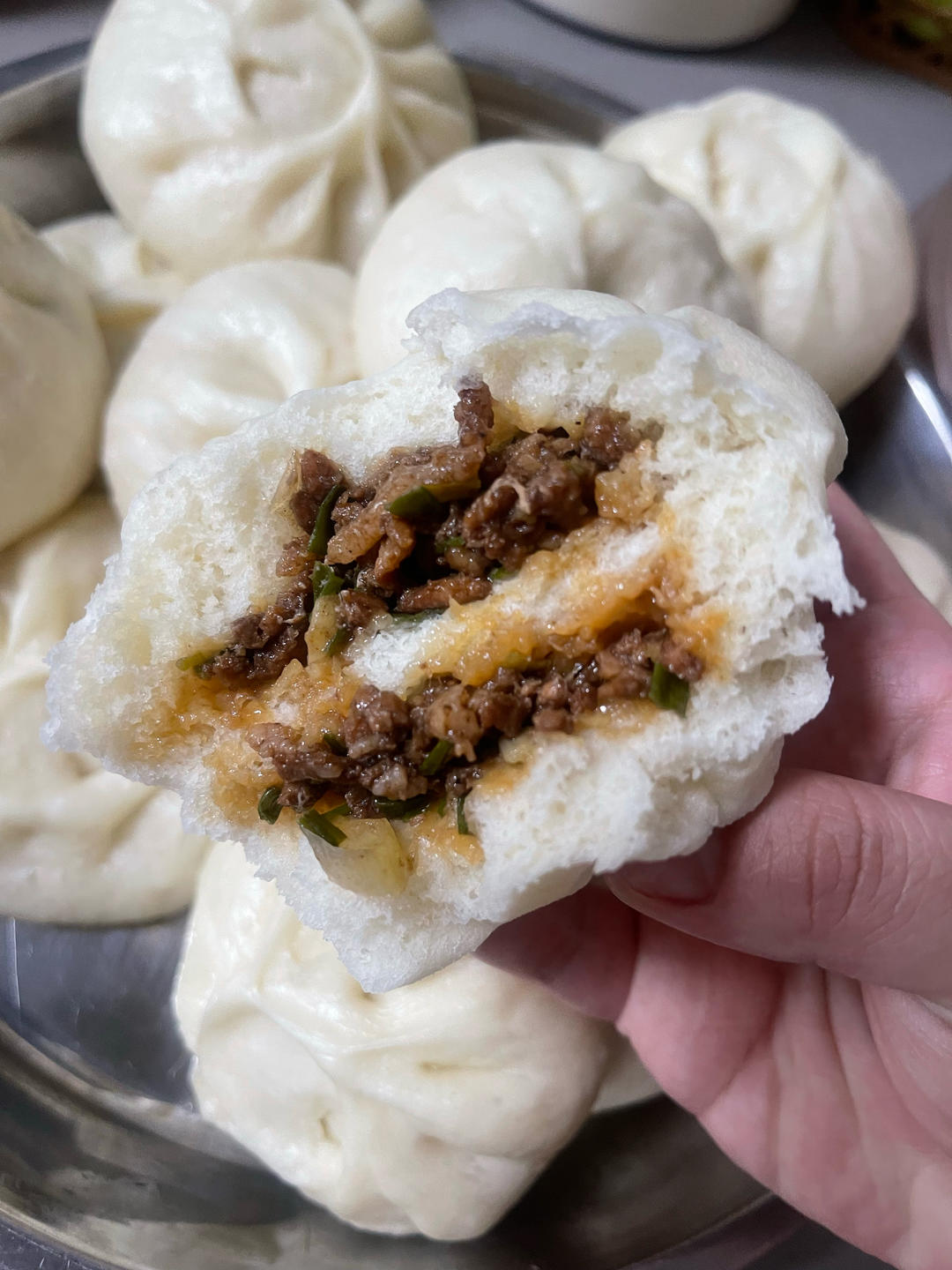 好吃多汁的肉包子肉馒头【步骤超详细】