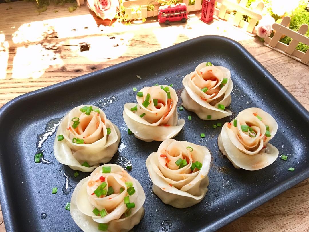 玫瑰花饺子