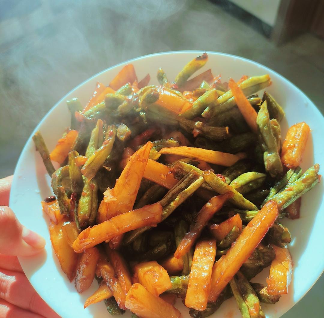 干煸豆角土豆
