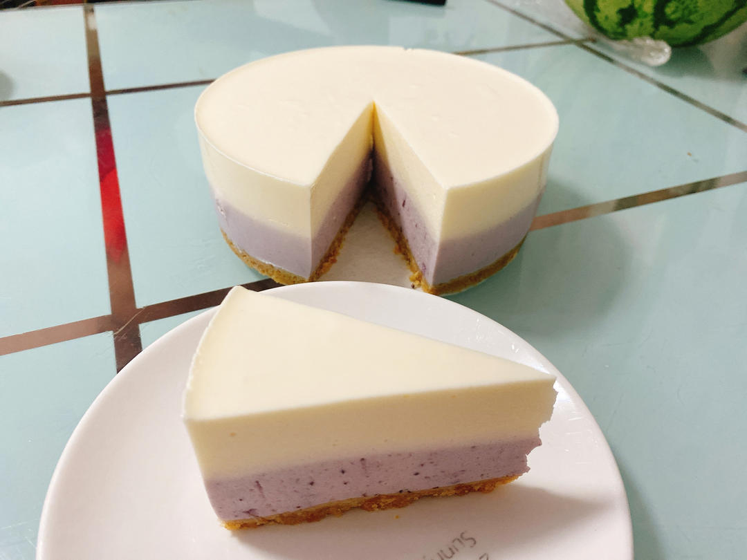 🍓双色草莓酸奶乳酪蛋糕