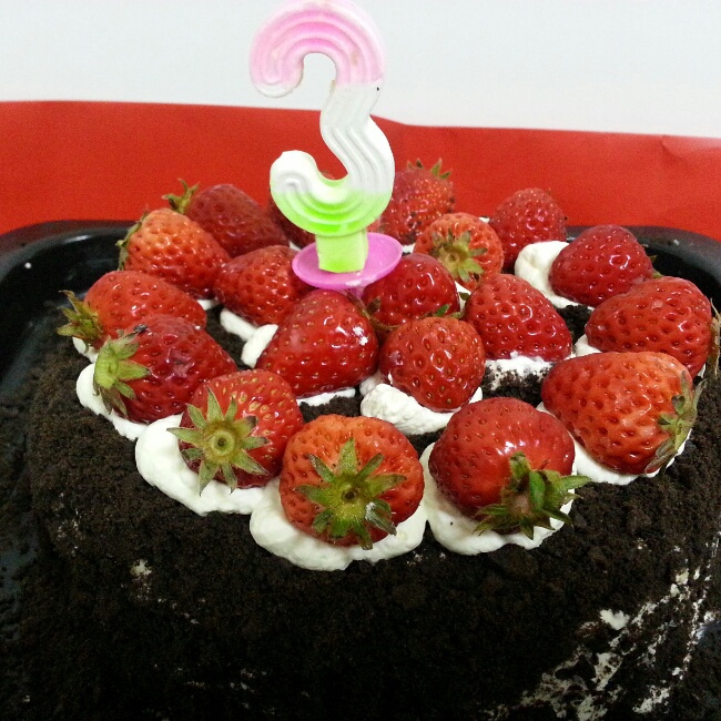 奥利奥水果奶油蛋糕