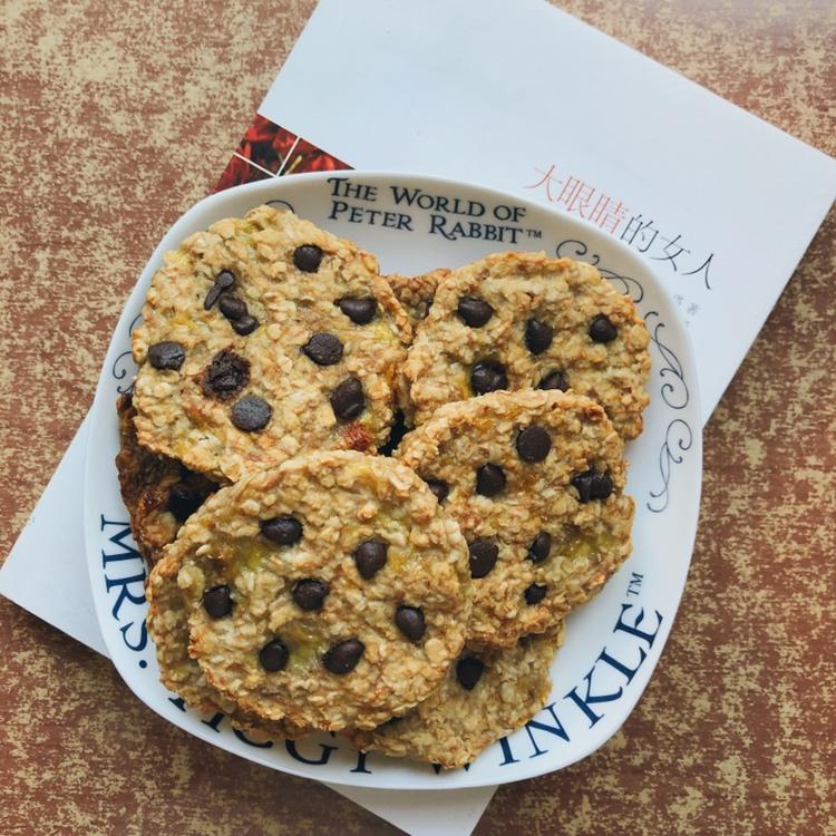 超简单-香蕉燕麦饼干（软软QQ的！）