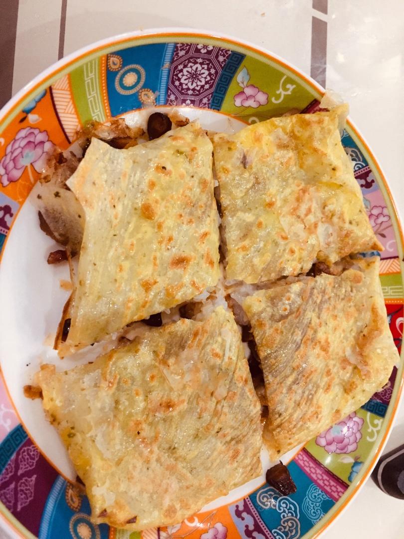 不用去武汉就能吃到的【武汉三鲜豆皮】