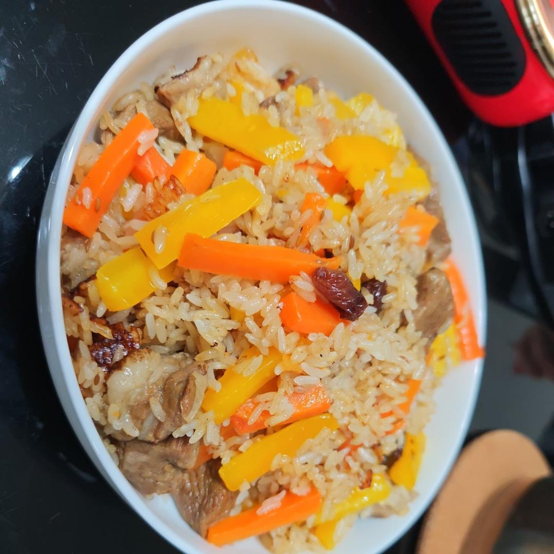 新疆抓饭（简单又好吃的电饭锅版）