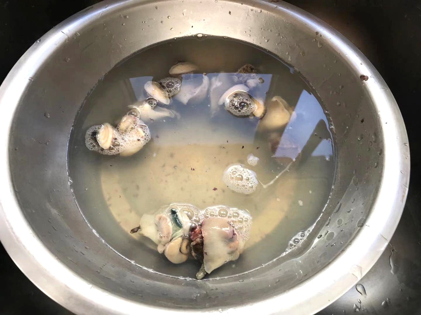 木耳菜拌海螺的做法 步骤5