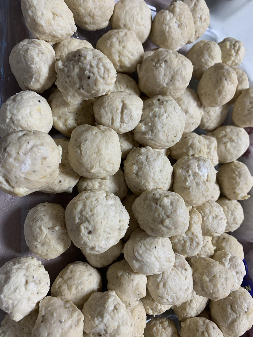 减肥必吃鸡肉丸子