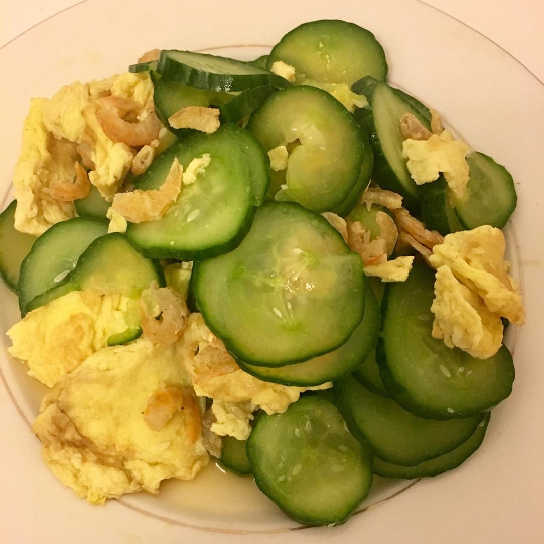 黄瓜炒鸡蛋
