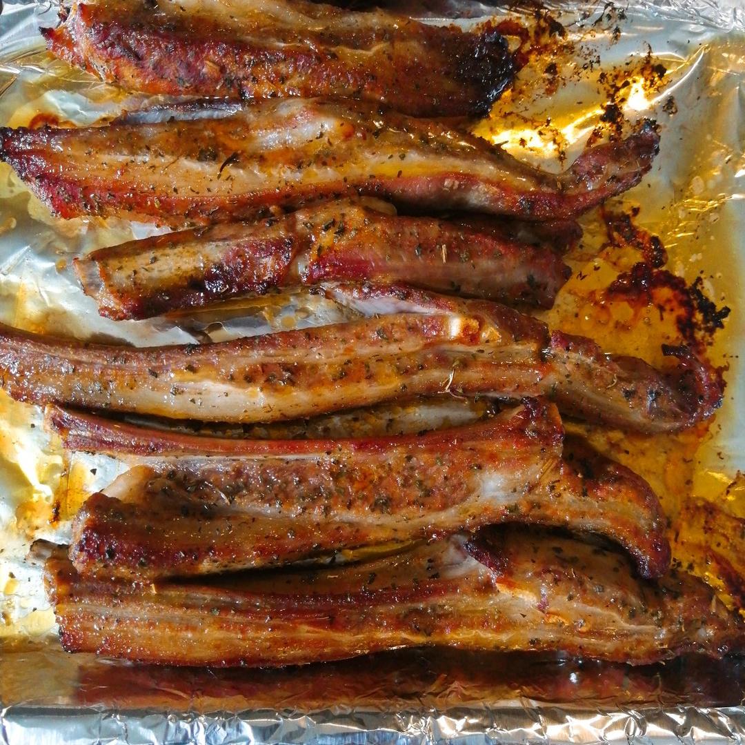 孜然羊排烤土豆