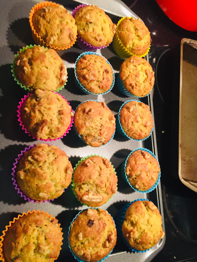 普通面粉做香蕉核桃蛋糕