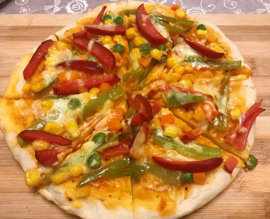 8寸简易比萨🍕的做法
