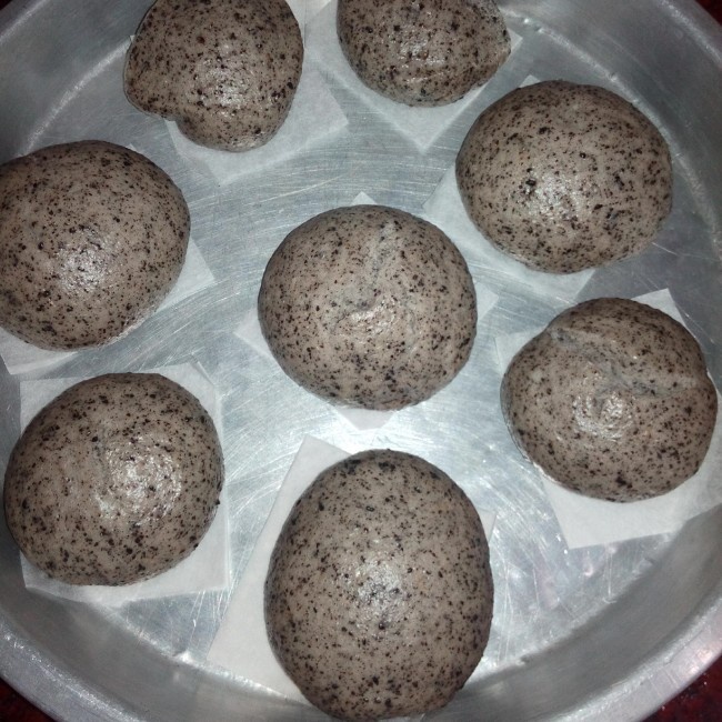 奶香黑芝麻馒头