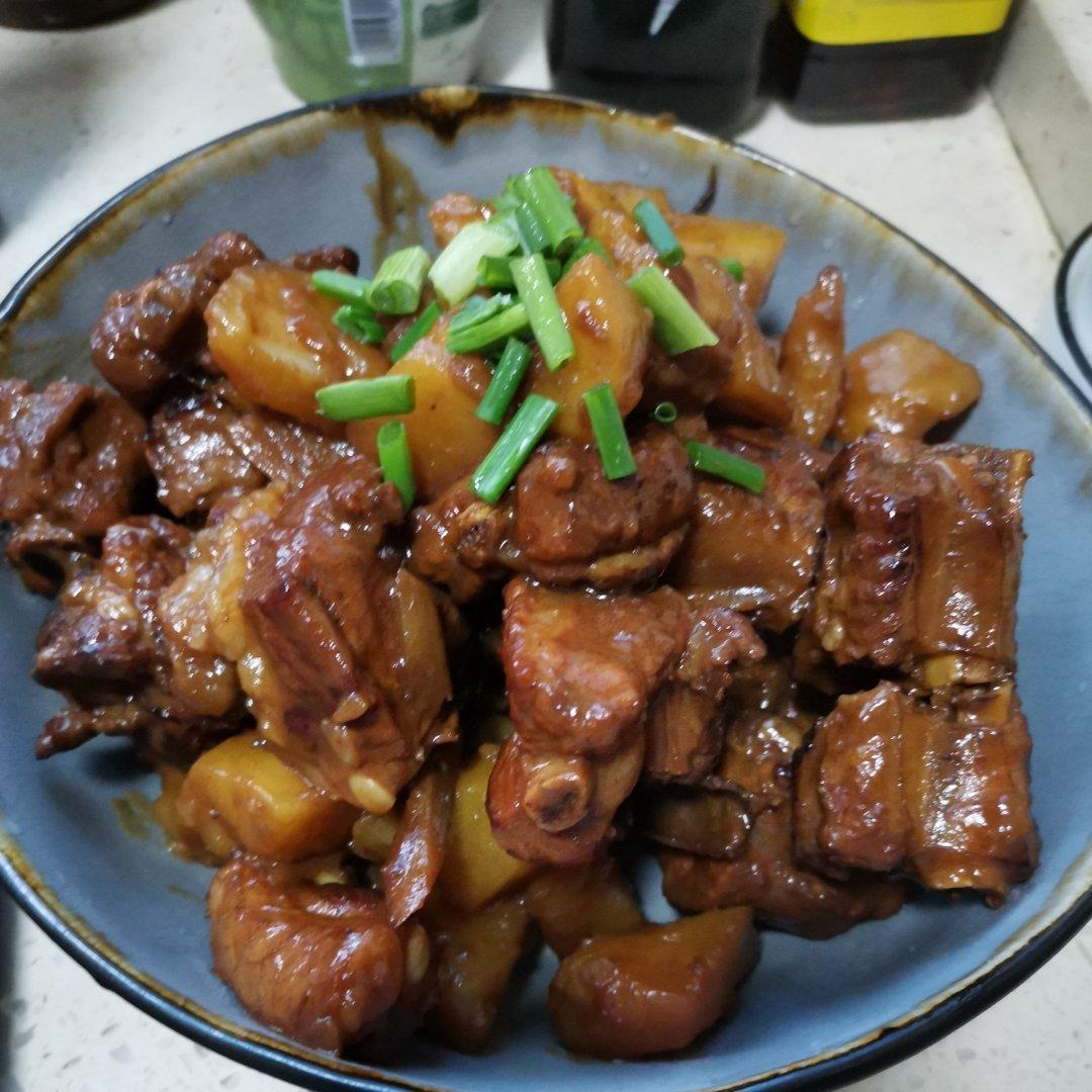 🔥巨好吃的红烧排骨炖土豆❗️懒人版轻松做拿手菜