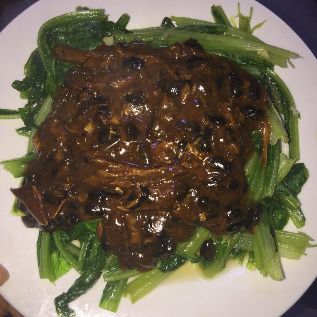 豆豉鲮鱼油麦菜