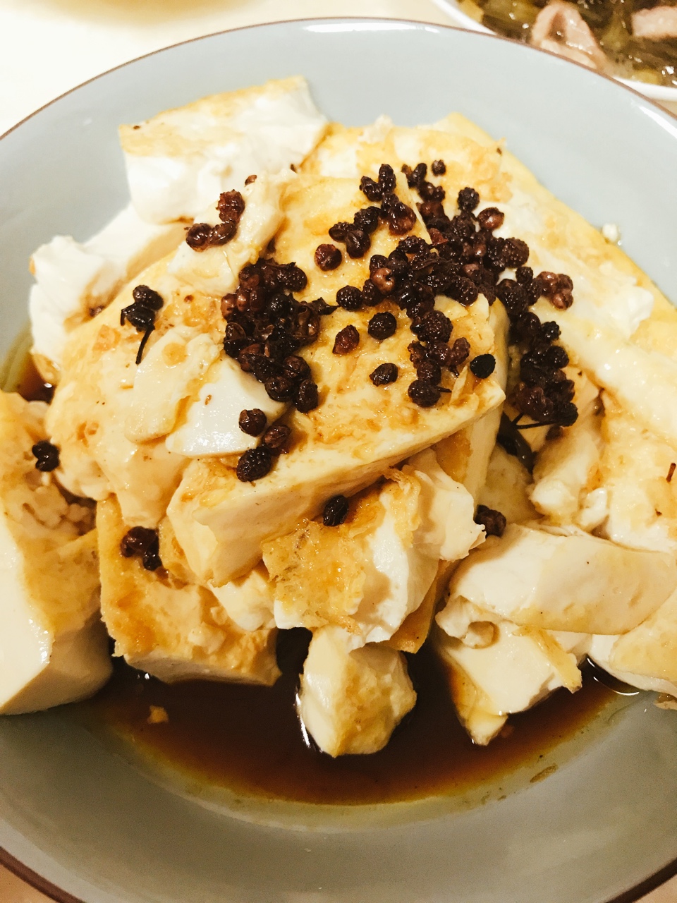椒麻豆腐