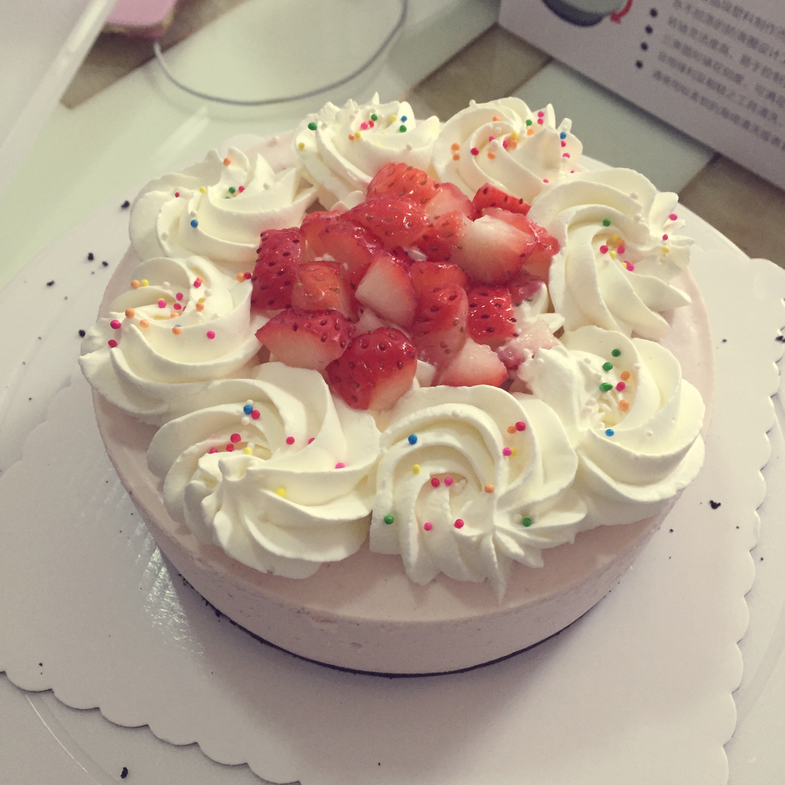 《Tinrry下午茶》教你做草莓芝士慕斯（6寸配方）