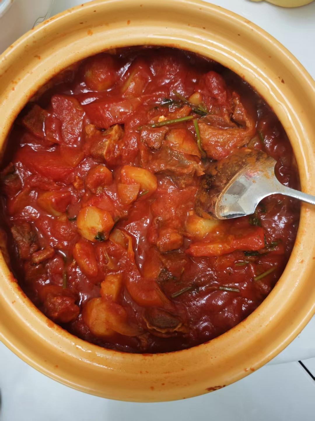 番茄牛肉煲