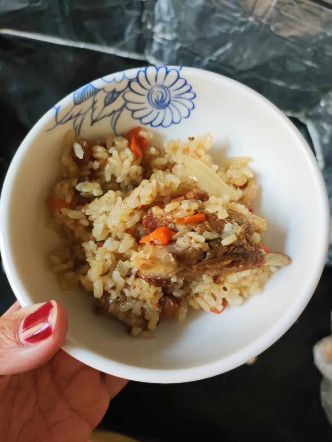 新疆羊排抓饭（出锅后米粒分明的秘密）