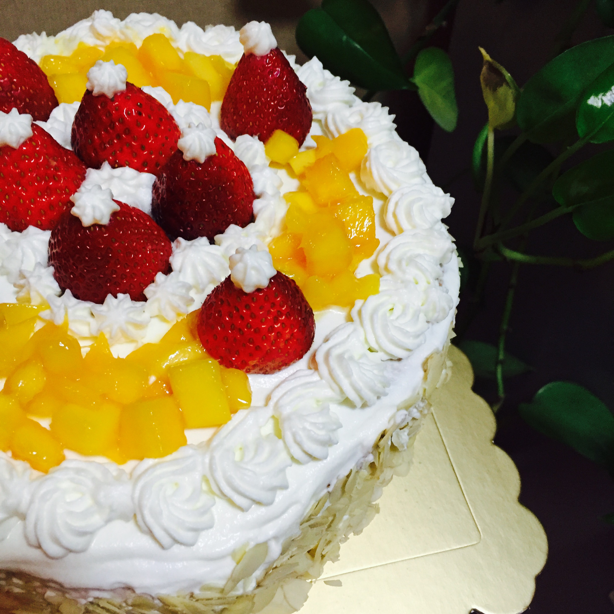 简单好做的8寸戚风蛋糕