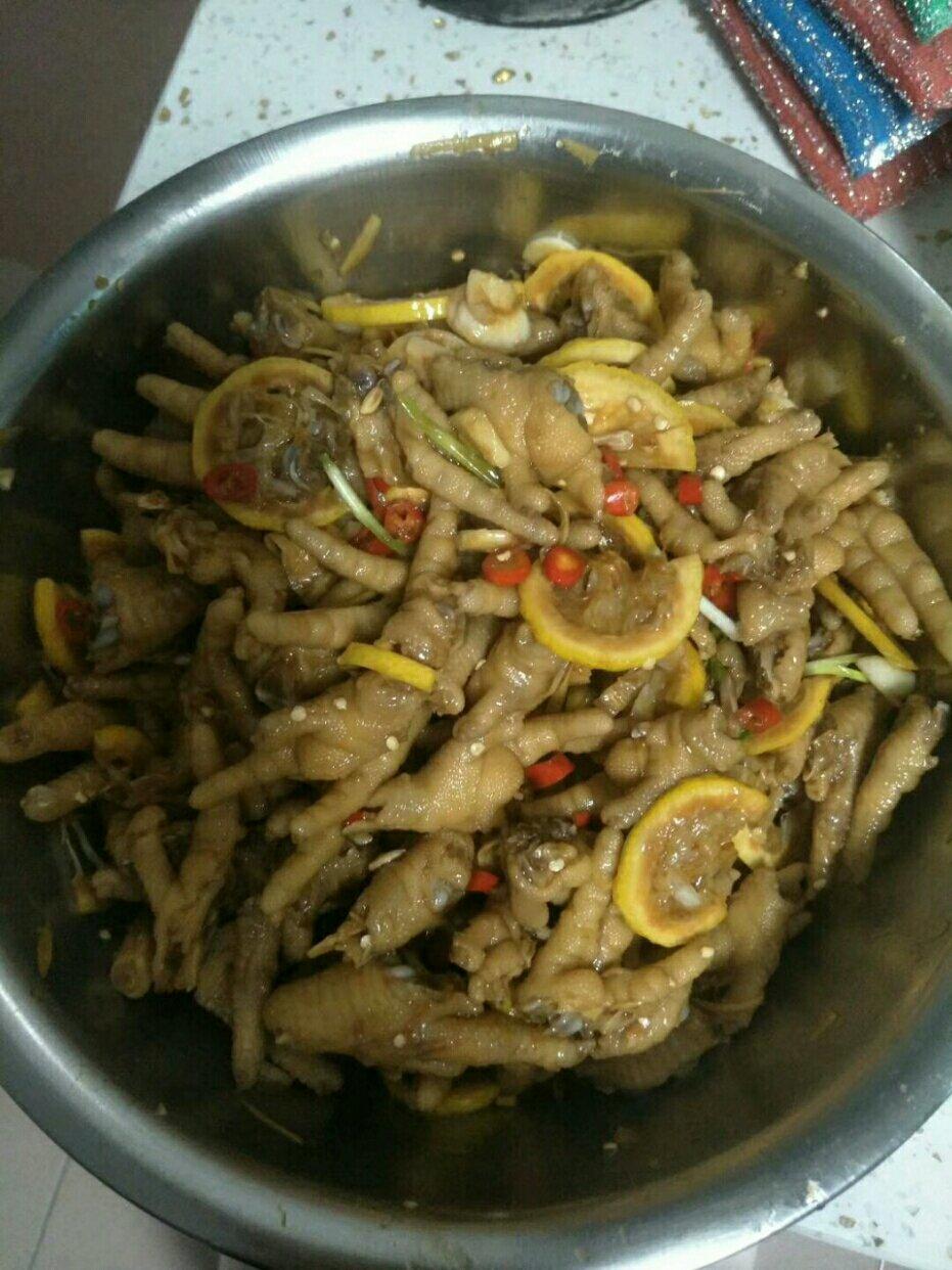 柠檬酸辣鸡爪