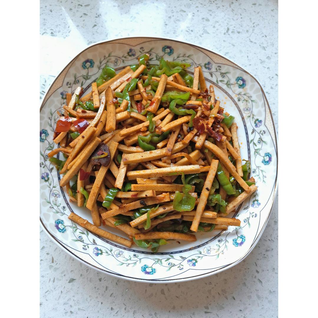 青椒豆腐干