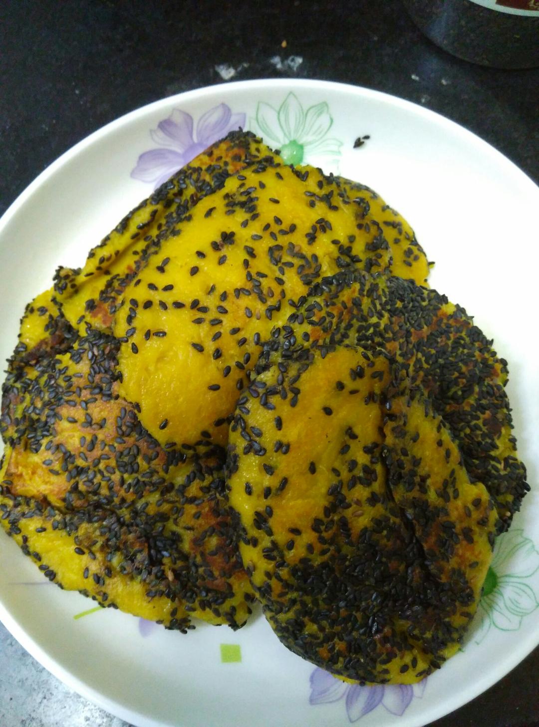 紫薯芝麻饼