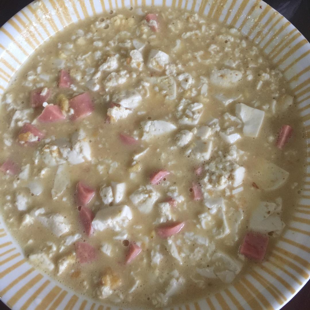 老丁的私房菜-蟹黄豆腐