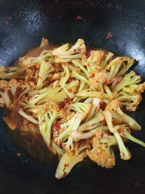 素炒花菜——饭遭殃版的做法 步骤5