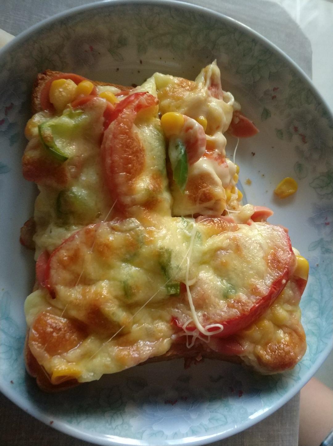 芝士面包片披萨