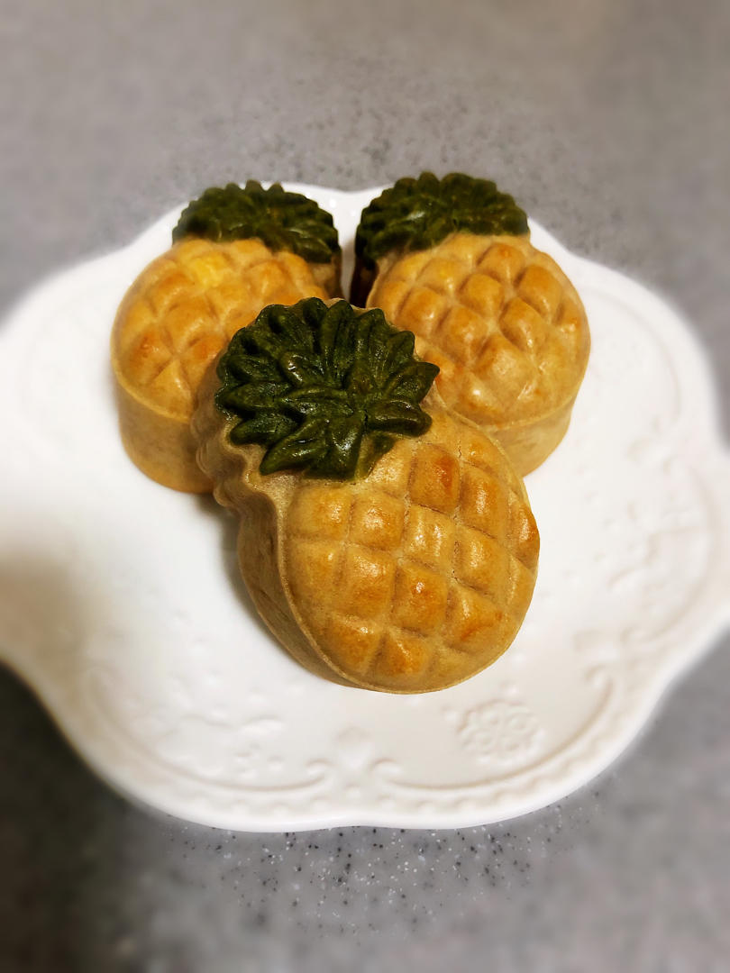广式月饼通用饼皮（内附凤梨小菠萝🍍月饼的详细做法）