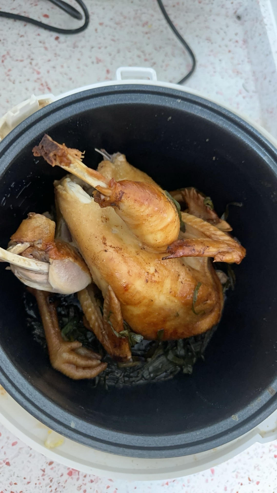 电饭煲焗鸡