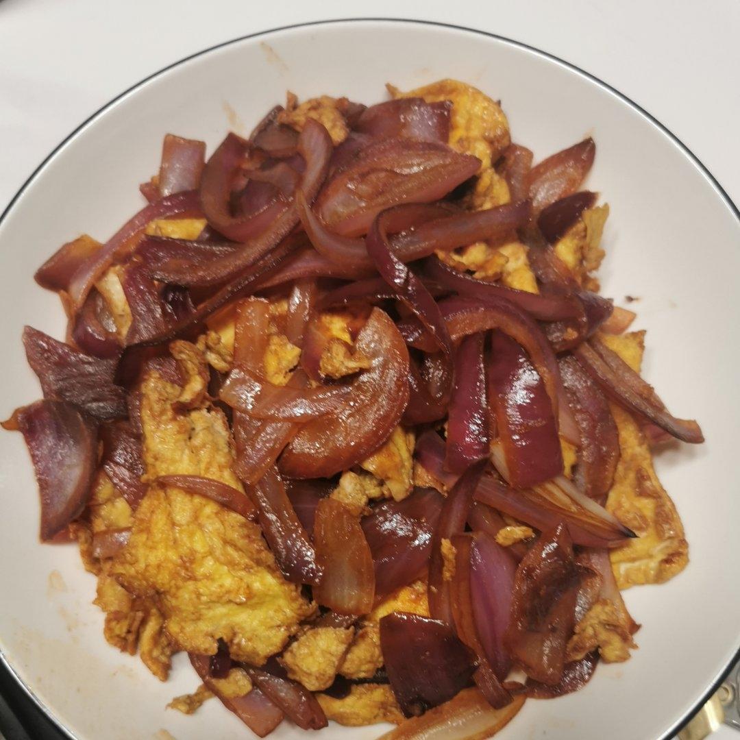 降压防癌的好食材  洋葱炒鸡蛋