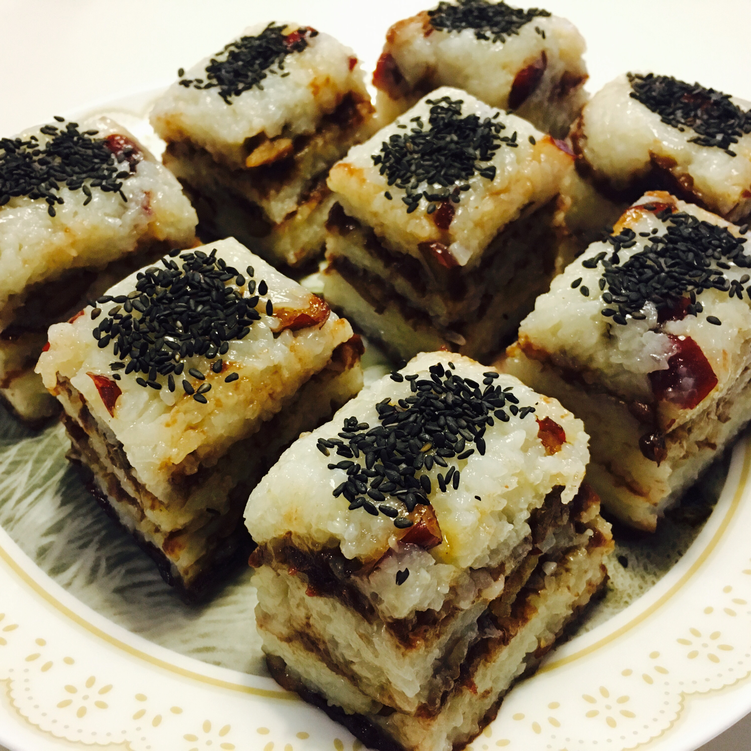 venesa001做的豆沙糯米糕