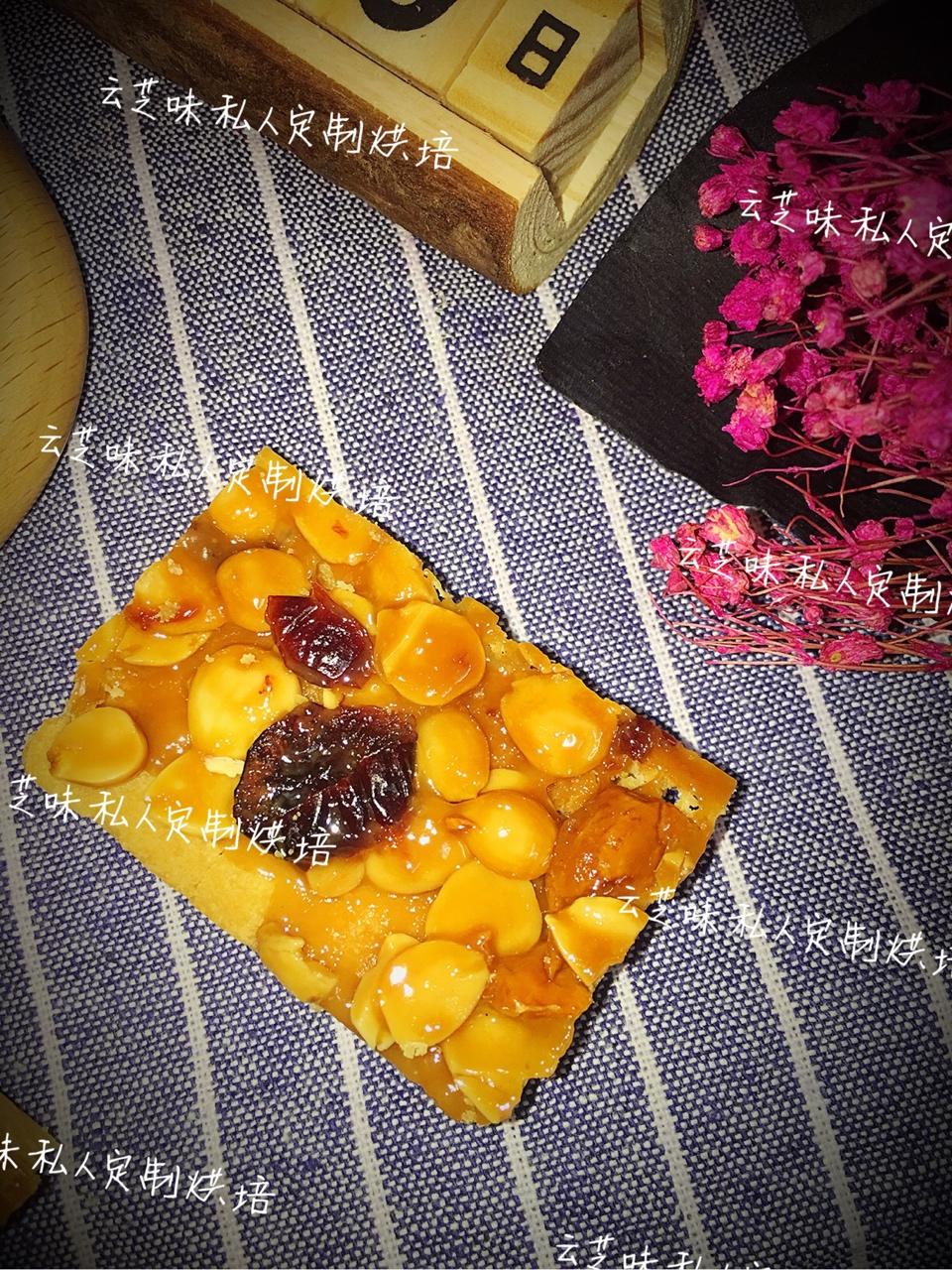 法式焦糖杏仁酥饼【果子学校减糖版适用28*28烤盘】