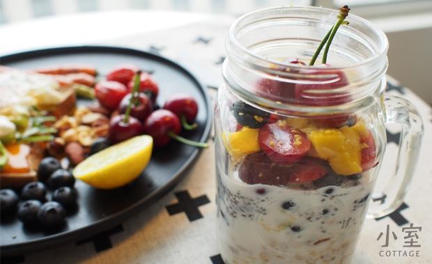夏日特供，可以带走的早餐——水果麦片罐头 Overnight oats的做法