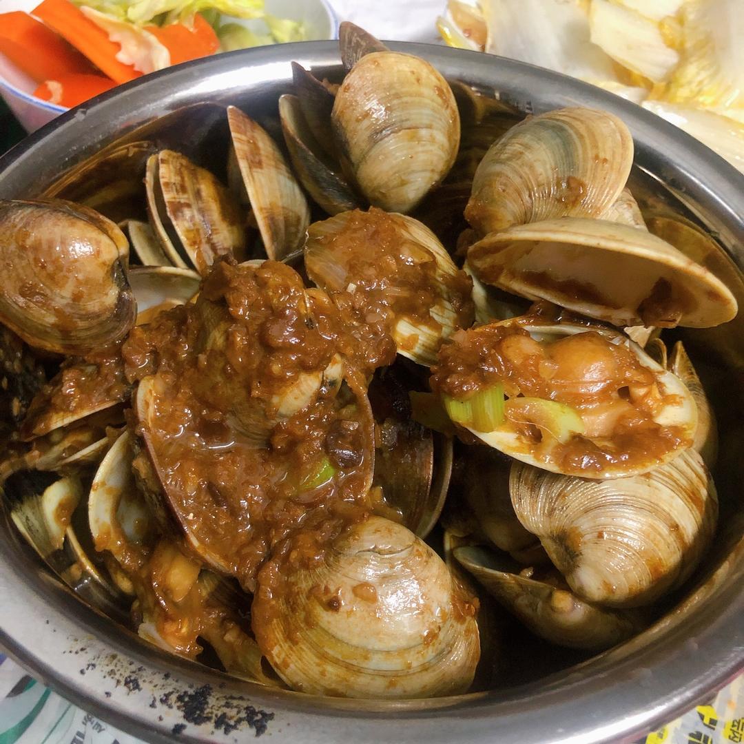 家常蒜蓉花甲（蛤蜊）蒜蓉花蛤饭店口感