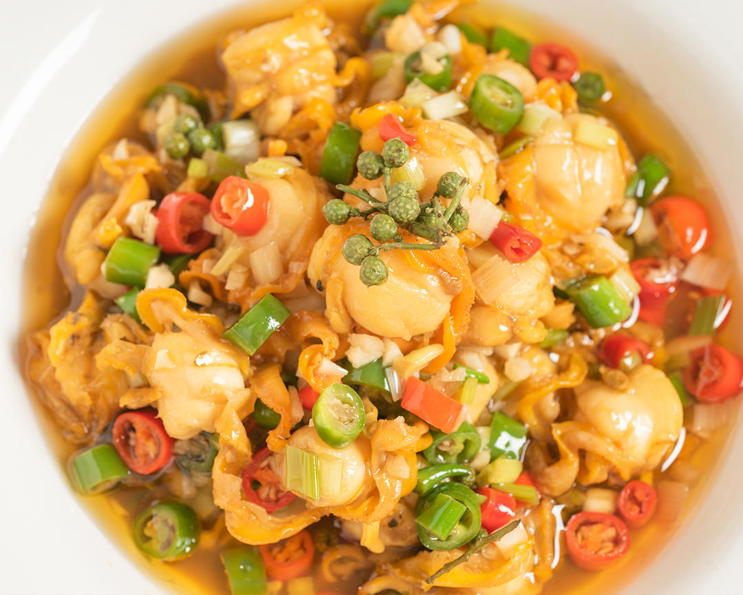 清爽开胃“椒麻扇贝肉”