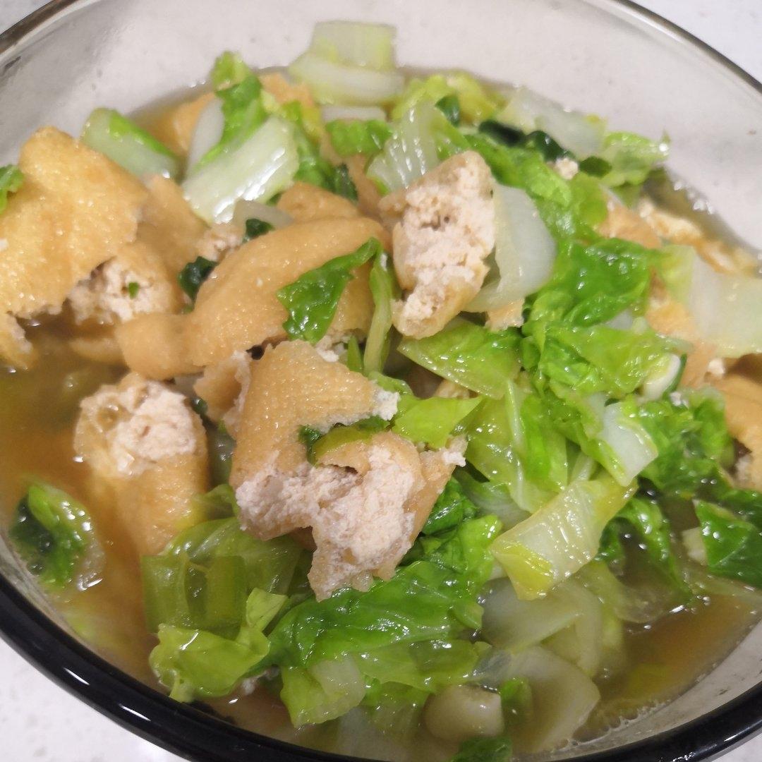 超下饭白菜油豆腐