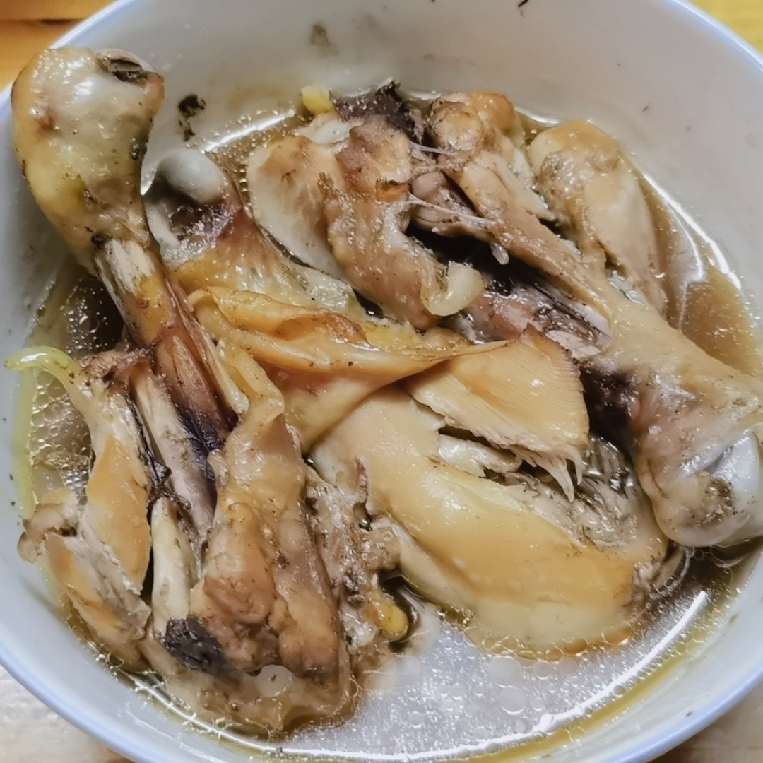 无油版巨嫩无比的椒盐蒸鸡腿🍗