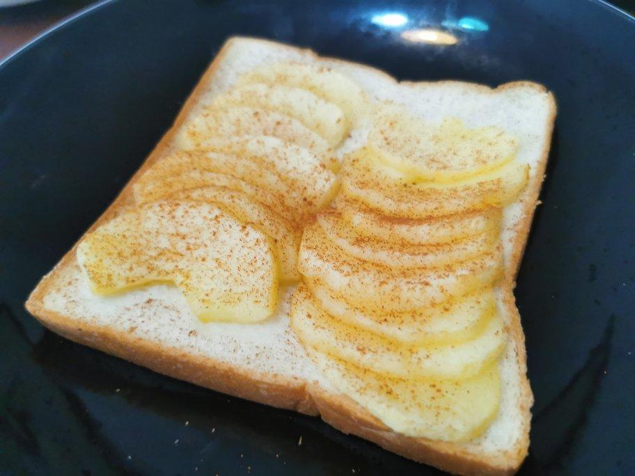 低热量吐司苹果派