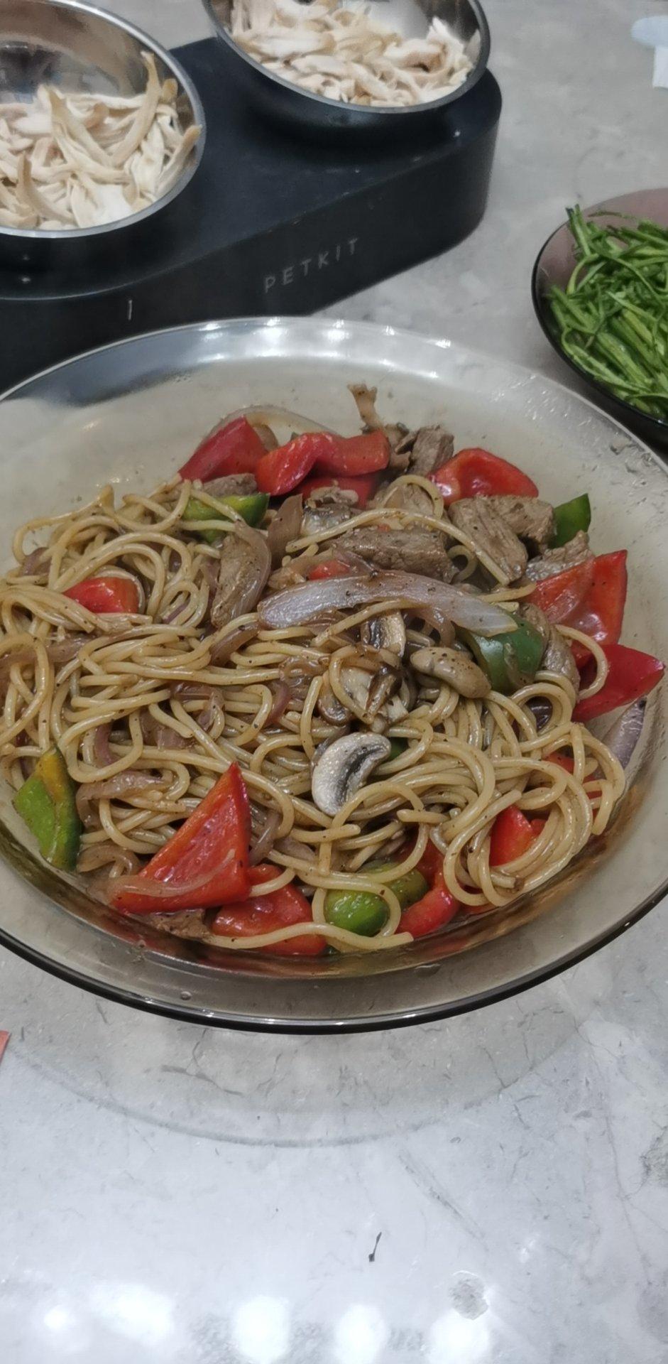 比餐厅好吃的黑椒牛柳意面🍝零失败简单教程