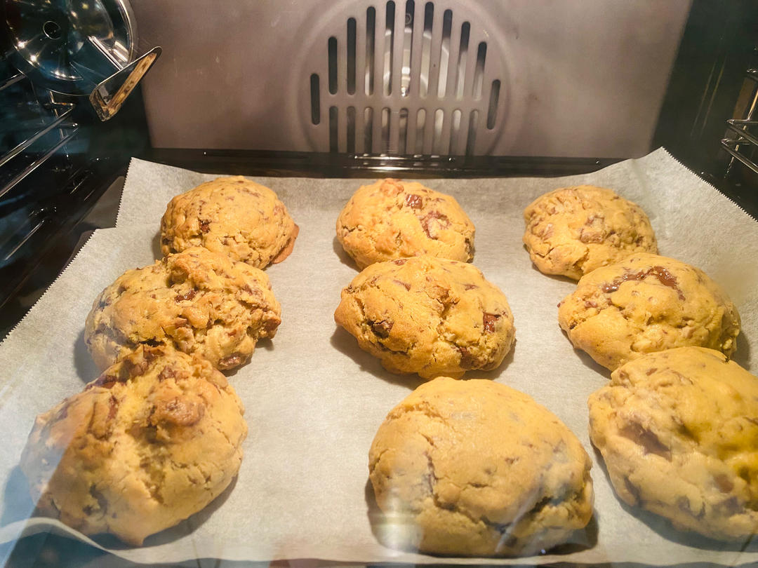 做法超简单～无法拒绝的爆浆纽约软曲奇🍪